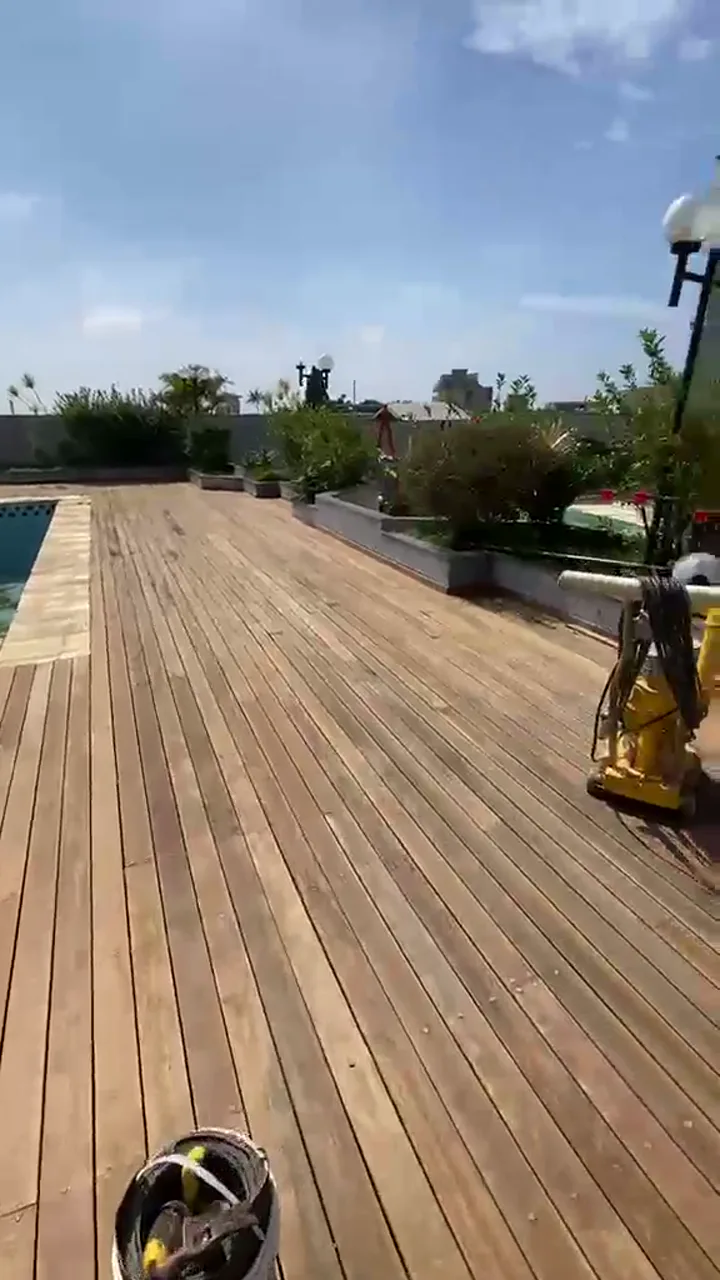 Início da obra — Deck de Cumaru